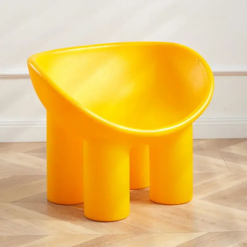 Scandinavian Designer Elephant Leg Chair Ins B&B Single Sofa Chair Lazy Creative Outdoor Leisure Chair Plastic