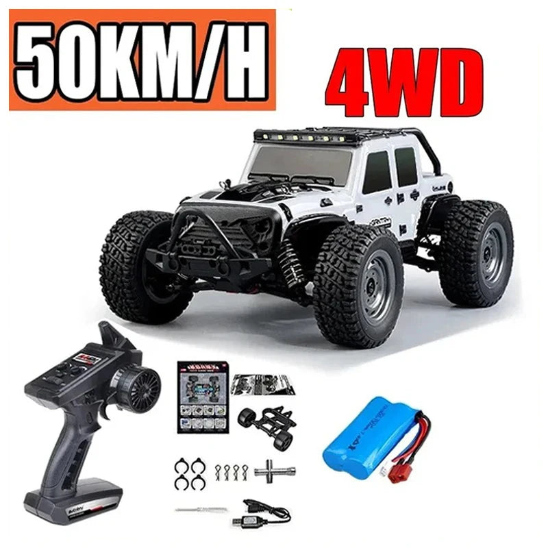 16103PRO 1:16 4WD RC Car with LED 2.4G Remote Control Cars 70KM/H High Speed Drift Monster Truck for Kids VS WLtoys 144001 Toys