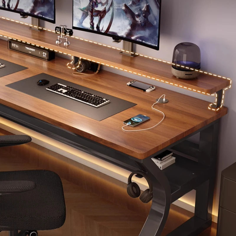 Wooden Designer Modern Office Desks Luxury Home Writing Large Laptop Computer Desks Gaming Standing Escritorio Furniture