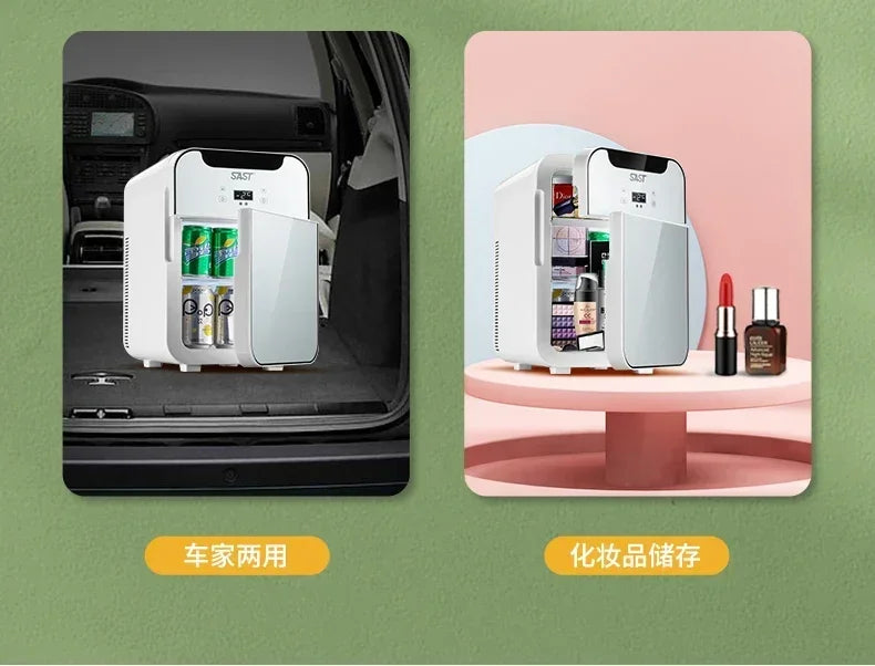 New Small Mini Refrigerator Car Home Dual-use Rental Room Dormitory Portable Single-use Refrigerator