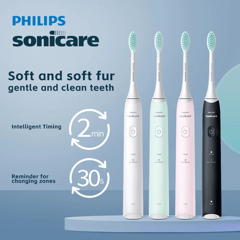 PHILIPS Sonicare HX2421 Electric Toothbrush Two Modes Teeth Gentle Deep Cleaning Oral Cavity Care Gum Health Care Tooth Brush