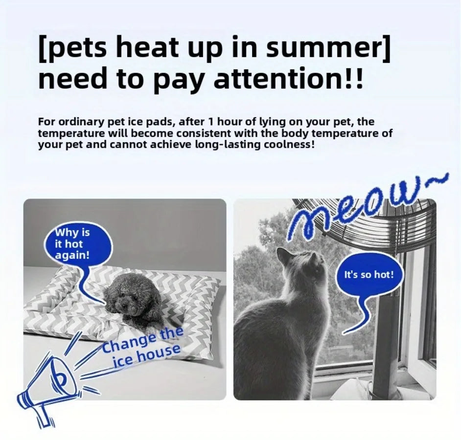 summer small Cat dog Ice House Air Conditioning BED Summer Cooling Tool Nest Dog Dog Four Seasons Pet Ice House