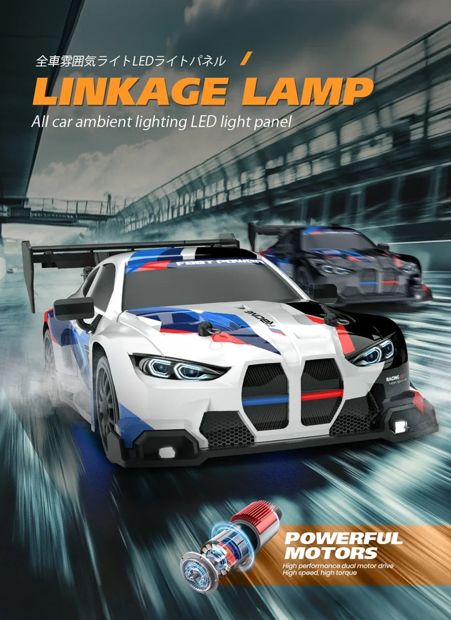 4WD RC Drift Car Remote Control GTRPRO AE86PRO Model 4x4 Racing RTR Radio Truck Vehicle Toy Gift for Boy Girl Children Kid Adult