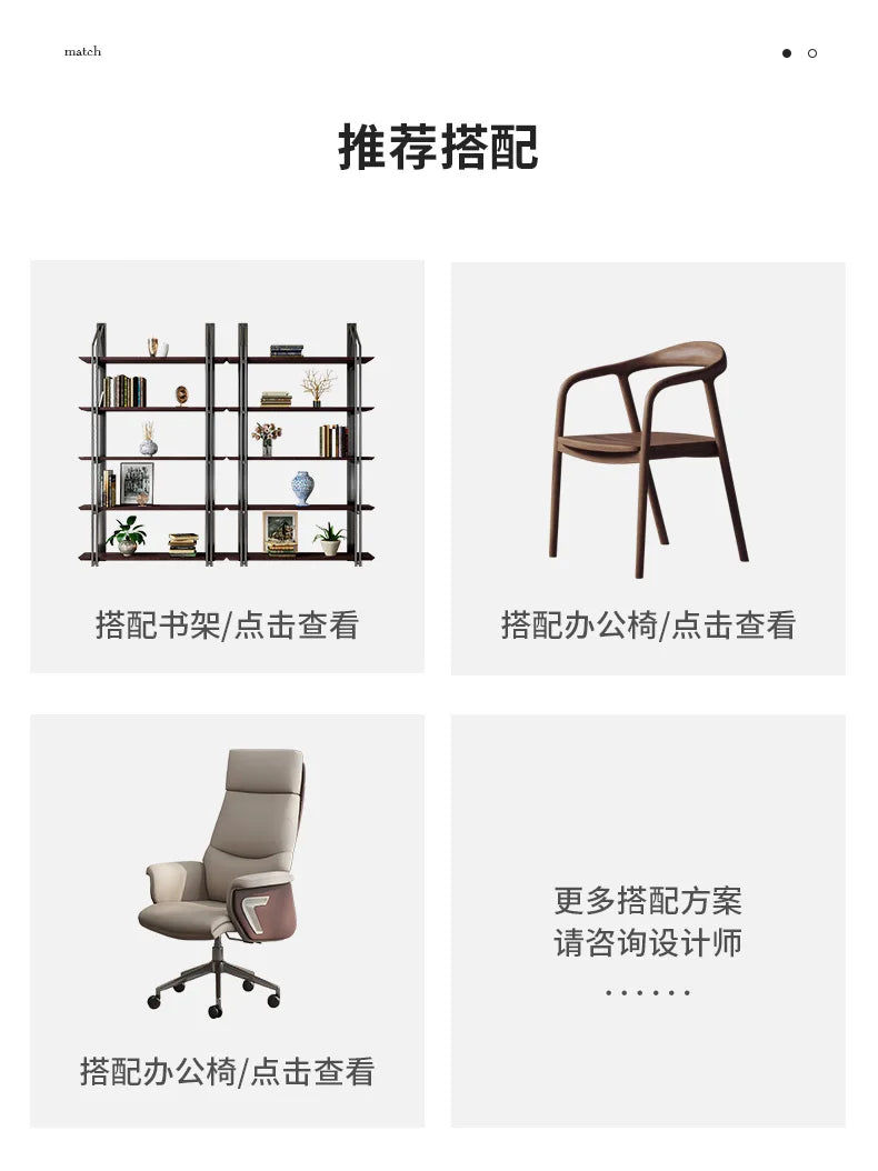 Modern Luxury Executive Desk Manager Designer Storage Shelf Office Desks Computer Room Luxury Mesa De Escritorio Home Office