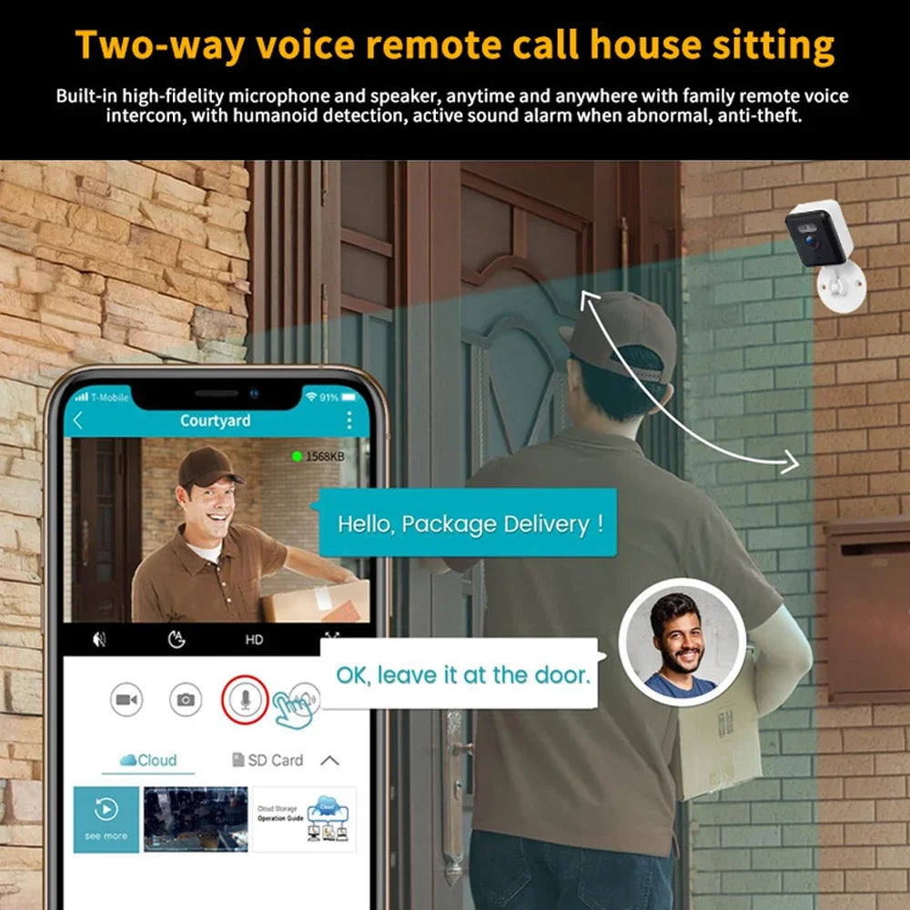 Tuya Smart 5MP Indoor Mini video Surveillance Camera Wifi Wireless Security CCTV Camera Motion Detection Smart Life Baby Monitor