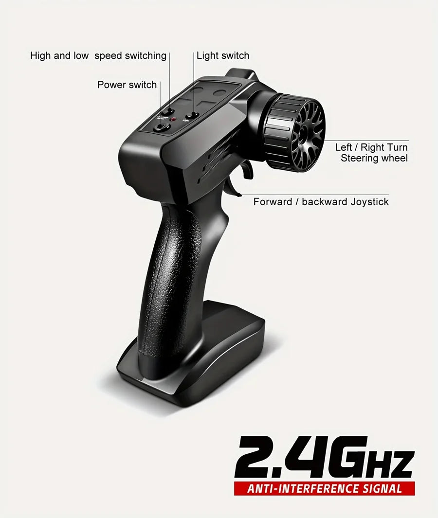 New 4WD Remote Control Drift Car Full Size 1:24 Mini Remote Control Racing Car Model 2.4G Radio High Speed RC Car Boy Toy Gift