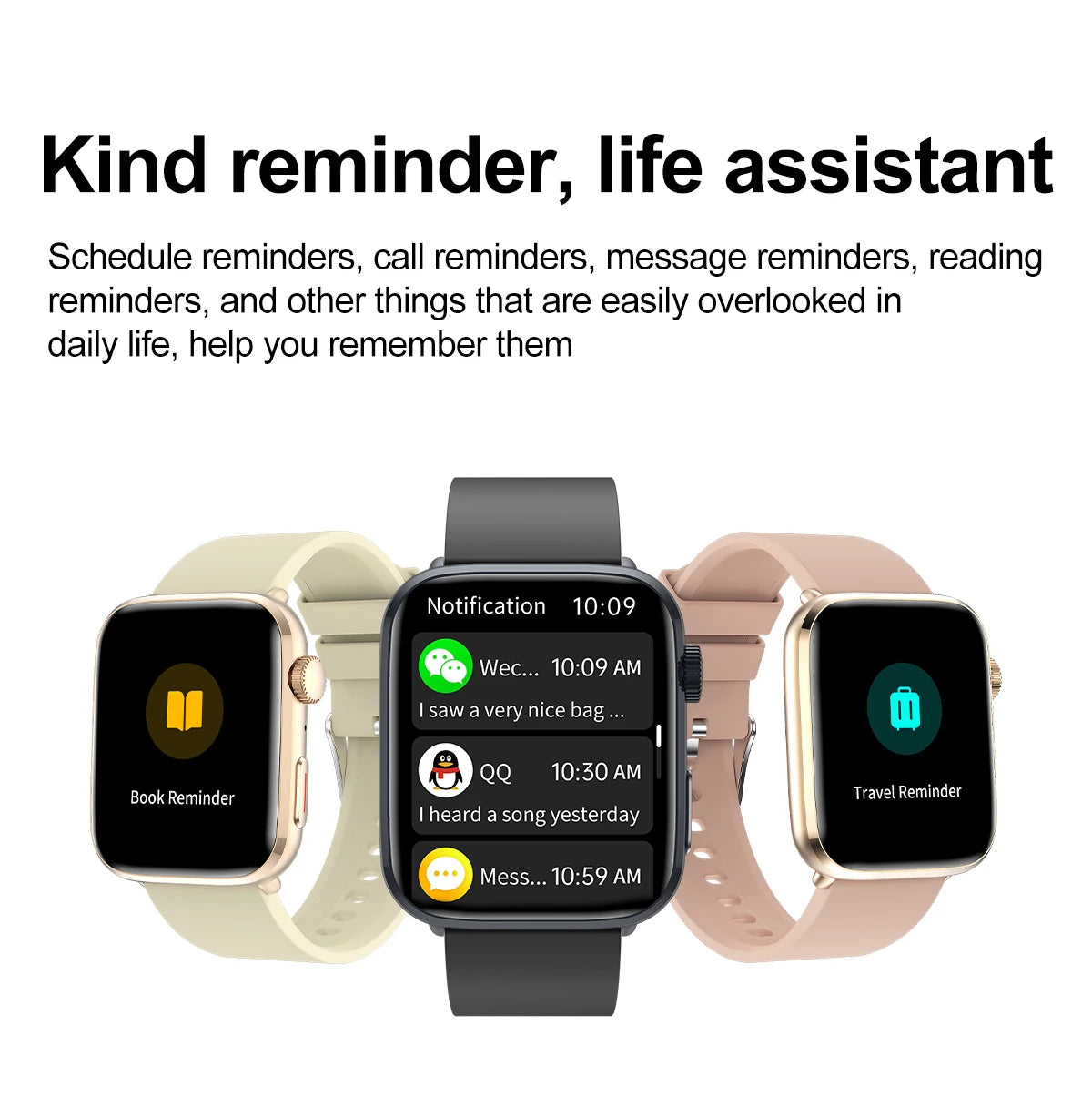 2025 New For Xiaomi Women AI Smart Diagnosis Smart Watch HRV+PPG Blood Pressure Blood oxygen Health monitor IP68 NFC Smartwatchs