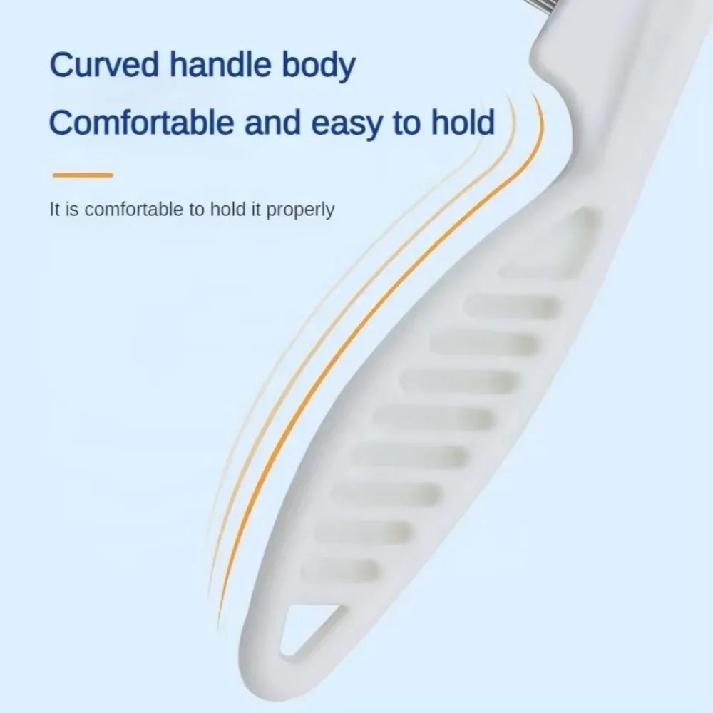 Stainless Steel Fine Tooth Comb  Puppy Cat Hair Grooming Brush Dog Flea Louse Shedding Tools Cat Dog Bath Cleaning Supplies