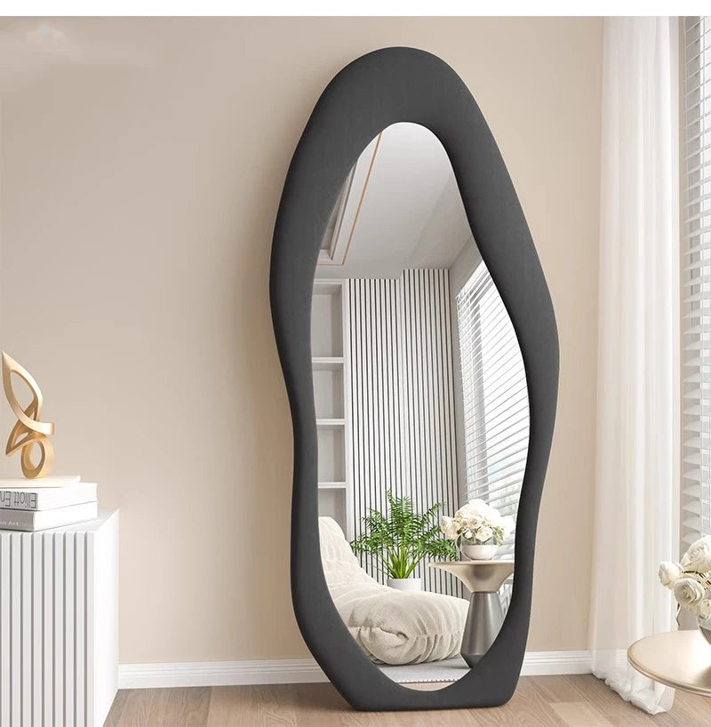 Oval Bed Room Mirrors Full Body Standing Nordic Design Luxury Mirrors Full Body Living Room Espejos Decorativos Room Decoration