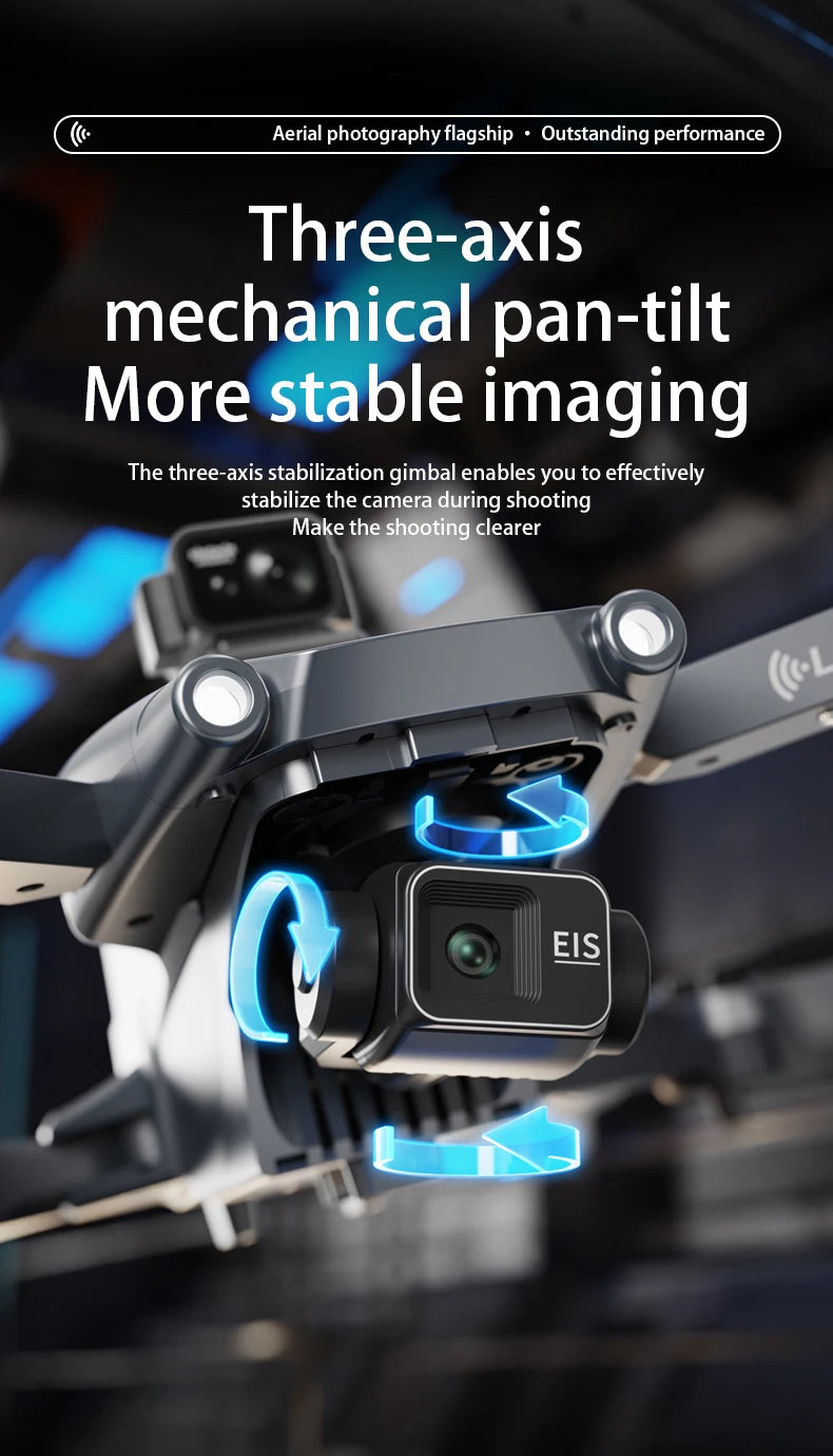 HOT-Professional 8K HD Dual Camera New L600-2 MAX GPS Drone 5KM 3-Axis Gimbal 360 Obstacle Avoidance Brushless Quadcopter Toy