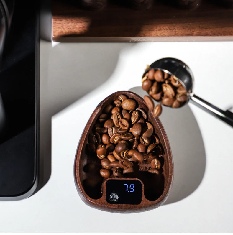 Bincoo Intelligent Electronic Scale Kitchen Scale Professional Coffee Scale Portable Bean Tray Precise Weight Rechargeable