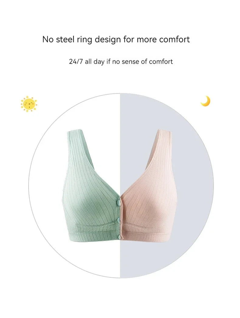 New Cotton Maternity Nursing Bras Pregnant Breastfeeding Pregnancy Women Underwear Breast Feeding Bra Soutien Gorge Allaitement