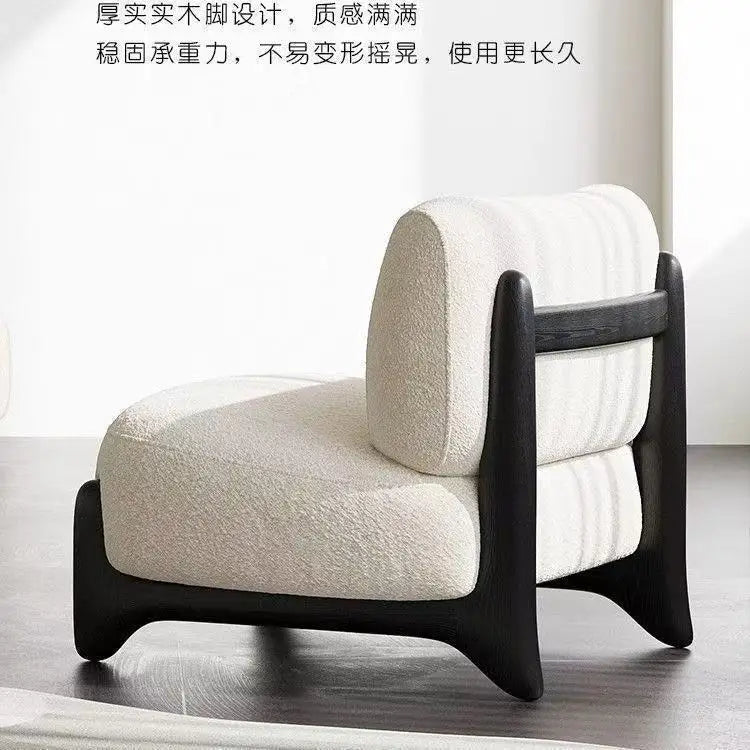 Cream Wind, Stool, Living Room, Balcony Bedroom, Chair Bed and Breakfast, Lazy Sofa Internet Celebrity Leisure Chair Sofa Chair