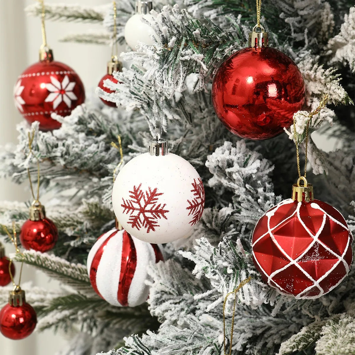 3/6cm Christmas Balls Christmas Tree Decoration Ornament for Home Decor Hanging Pendant New Year Gift Noel Navidad Xmas Ball