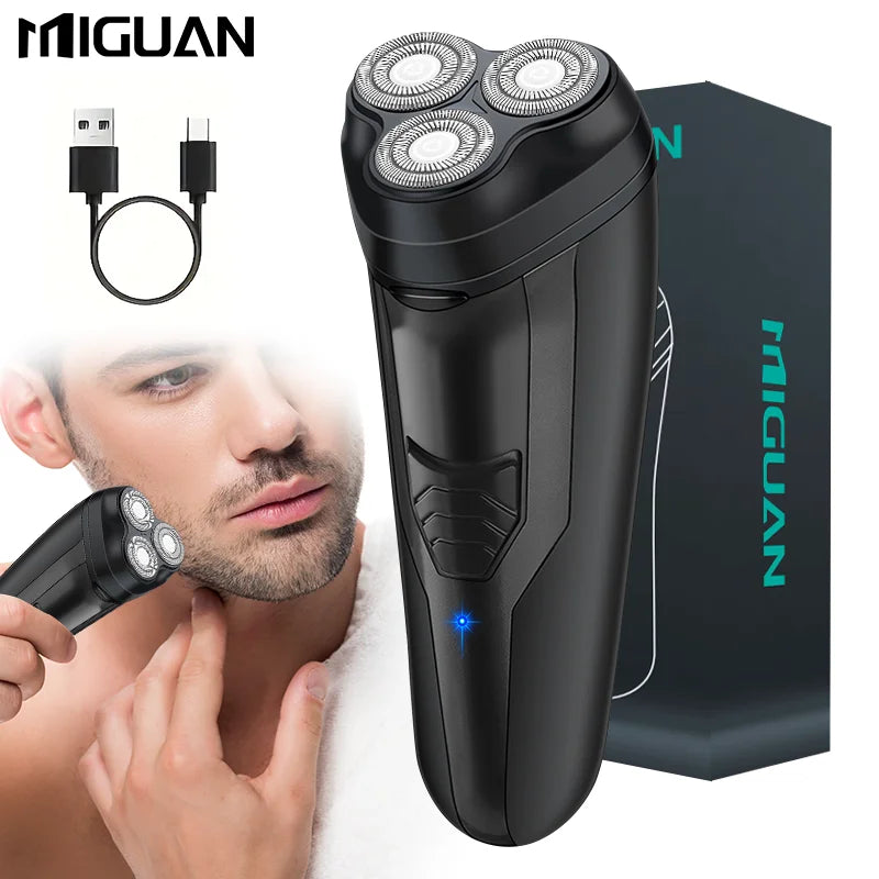Electric shaver, rechargeable mini portable shaver, intelligent floating shaver, the choice of gift for men, Father's Day Gift