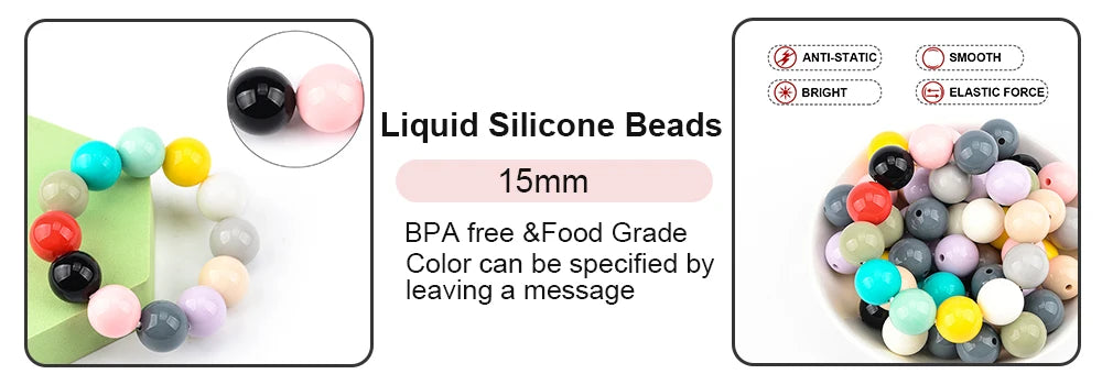 LOFCA 10pcs/lot Silicone Crown Beads BPA Free Silicon Teething Beads Baby Chew Teething Necklace DIY Pacifier Clips Accessory