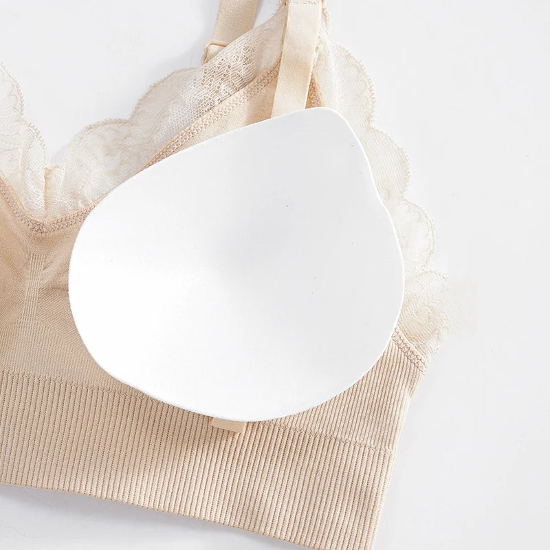 New Wireless Front Open Nursing Bra Soft Lace Breathable Seamless Maternity Breastfeeding Bras Maternal Support For Pregnant