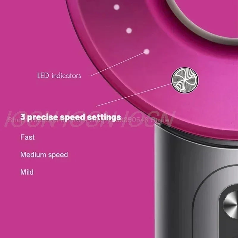 Professional Leafless Hair Dryer, High-Speed Negative Ion 110,000 Rpm, Professional Hair Care, 62M/S Wind, 1600W, Quick Drying