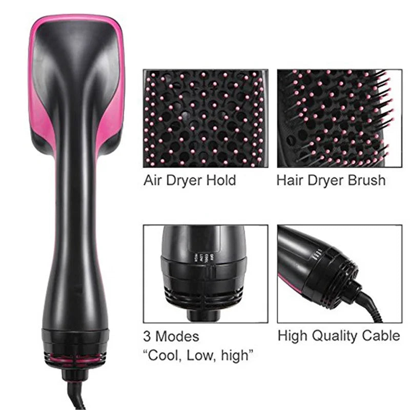 Hot Selling Hair Dryers One-Step Electric Hot Air Brushes Travel Hair Dryers Brush Salons Professional Styling Tools