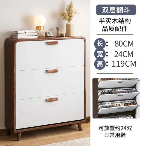 Designs Large Shoe Cabinet Closed Luxury Door Space Saving Shoe Cabinet Multi Layer Display Schonen Kast Entrance Hall Furniture