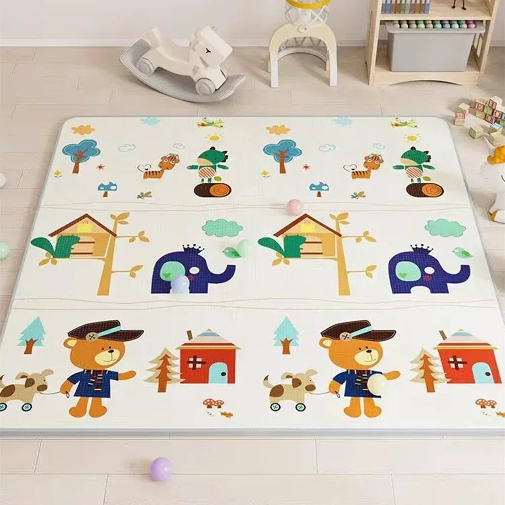 Baby Game Mat for Children's Safety Rug 2 thickness options Baby Activity Gym Baby Crawling Play Mats Carpet Folding Sending