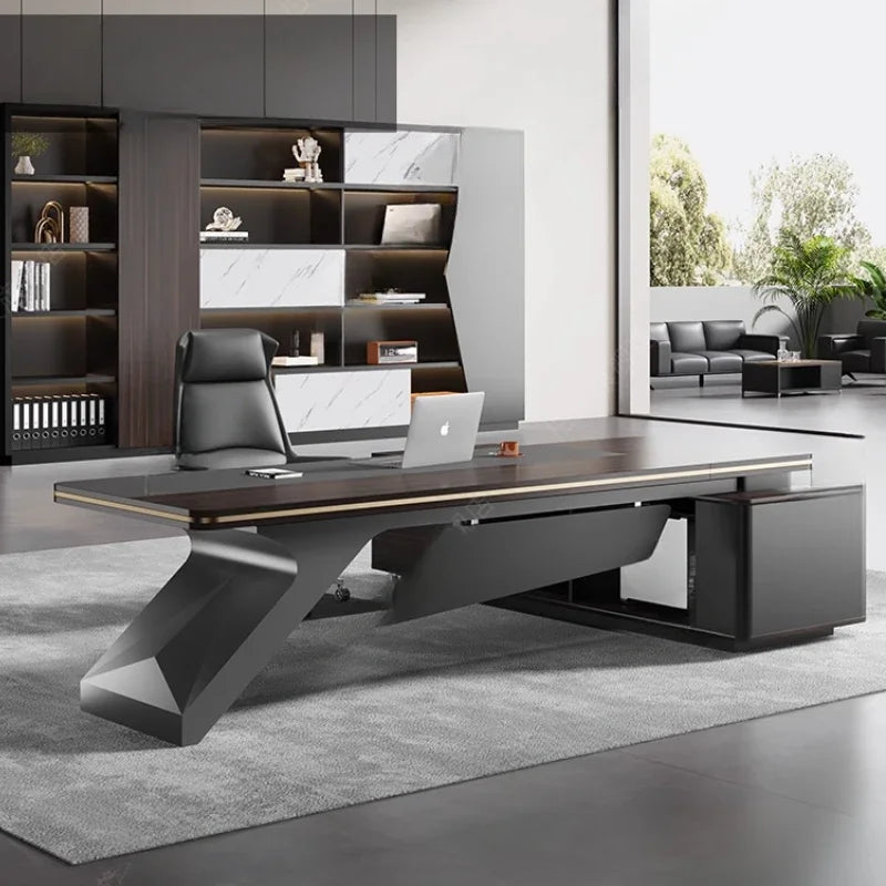 Organizer Designer Office Tablet Asthetic Monitor Executive Office Desk Study Gaming Escritorios De Computadora Furniture