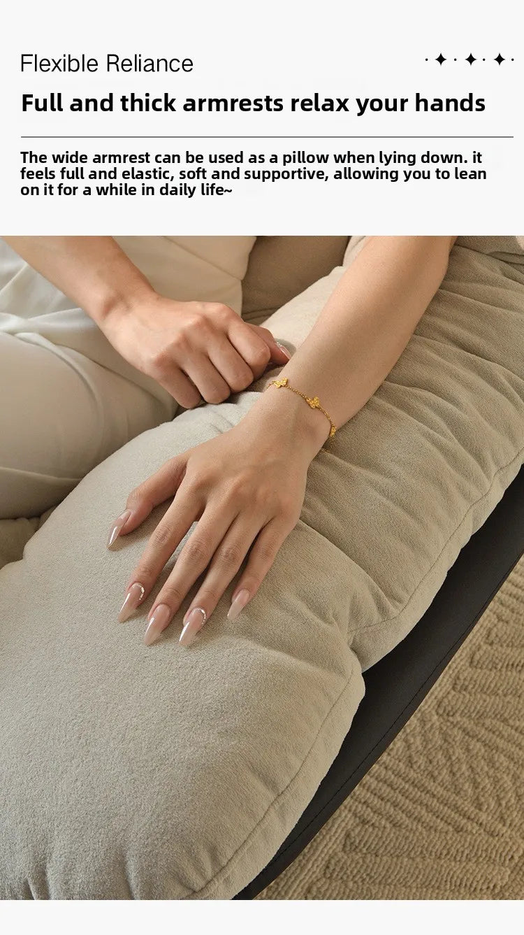 Minimalist Luxury Sofa Lounge Chair Italian Living Room Balcony Single Seat Leisure Study Reading Chair Swivel Chair Lazy Sofa