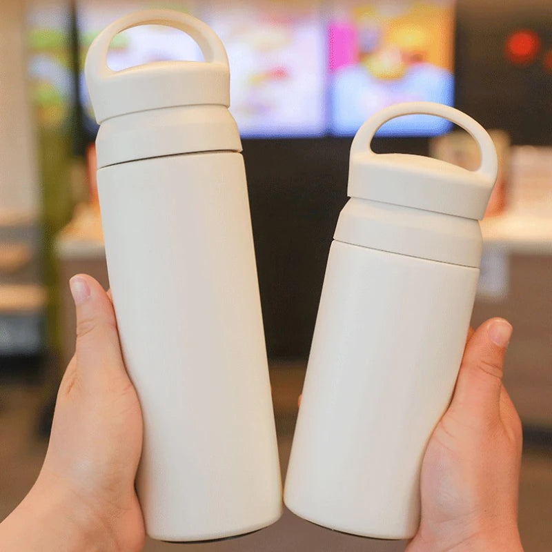 350/500ml Stainless Steel Thermal Water Bottle High-capacity Protable Vacuum Tumbler Durable Thermos Insulated Filter Drinkware