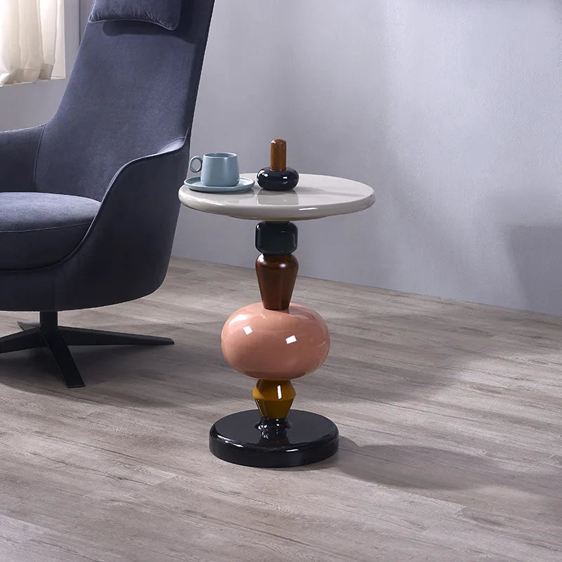 IHOME Nordic Creative Side Table Modern Minimalist Sofa Movable Corner Designer Net Red Sugar Gourd Small Coffee Furniture New