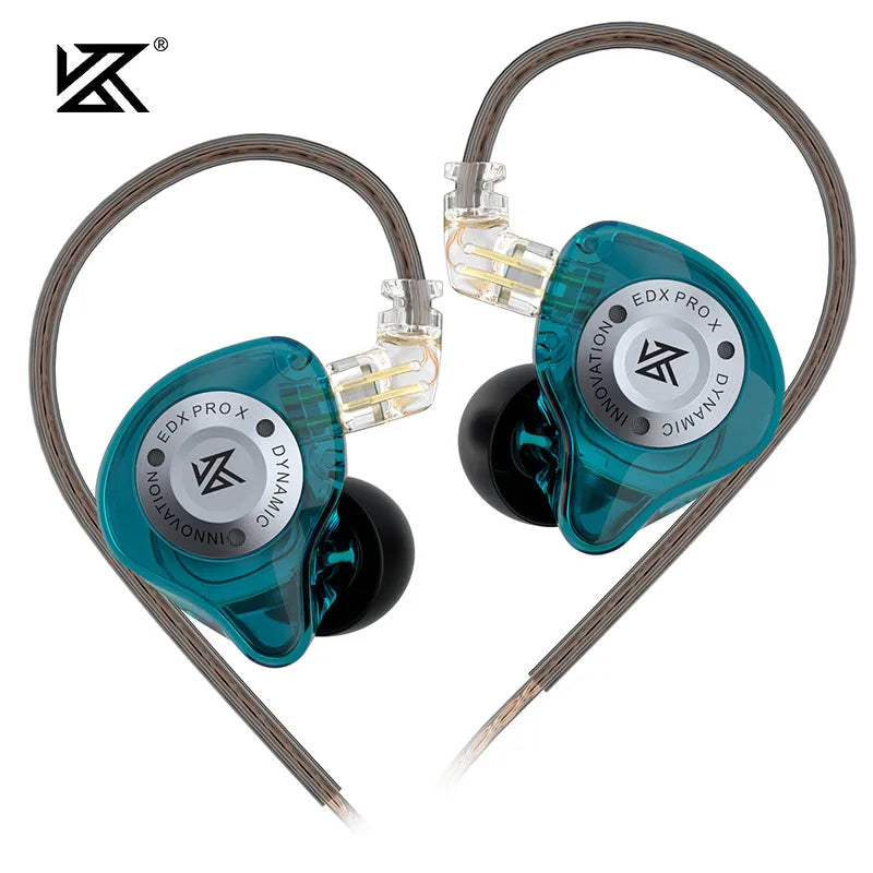 KZ EDX PRO X high-performance 10mm dynamic Hifi in ear sports music live monitoring wired headphones