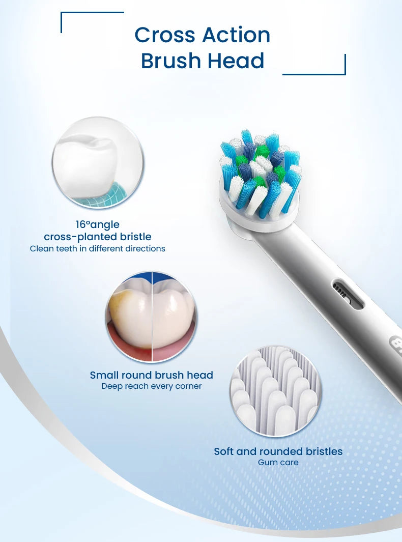 Oral B D100 Electric Toothbrush 2D Vitality Cleaning Teeth Brush Waterproof Electronic Teeth Brush Inductive Charger With Timer