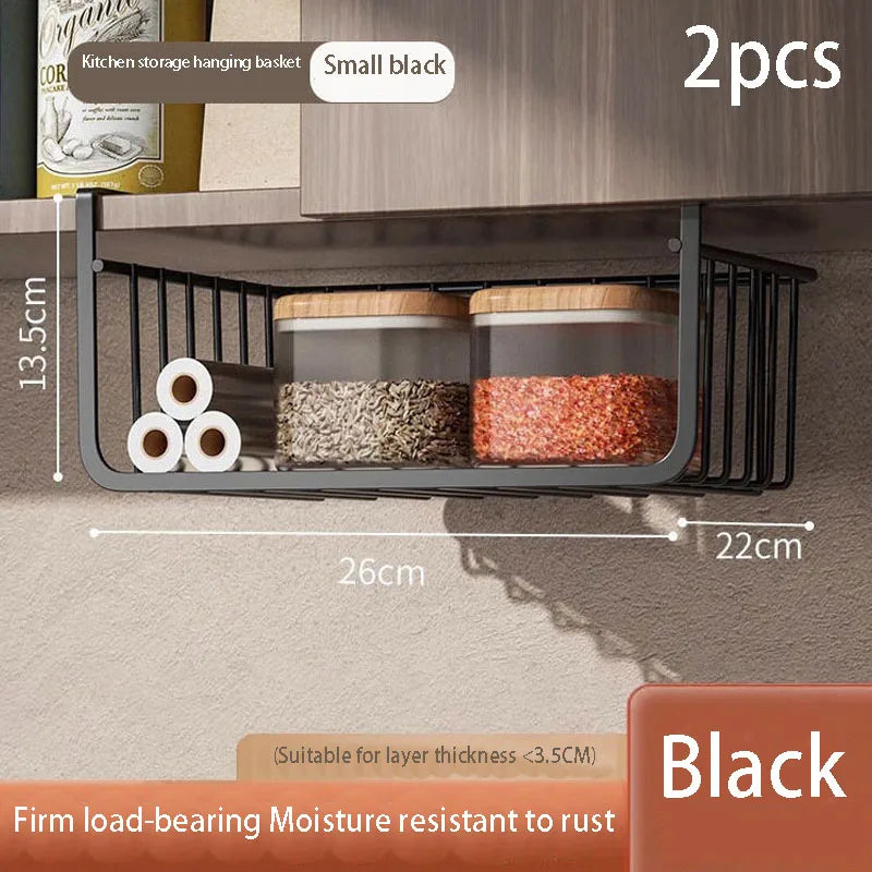 Hanging Rack For Kitchen Storage Shelf 1-2pcs Cupboard Kitchens Accessories Spice Rack Organizer Storages Organization Fixture