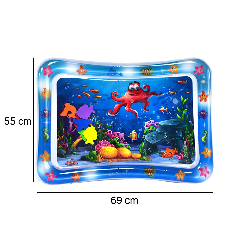 Baby Water Play Mat Inflatable Toys Children's Mat Kids Thicken PVC Playmat Toddler Activity Play Center Water Mat for Babies