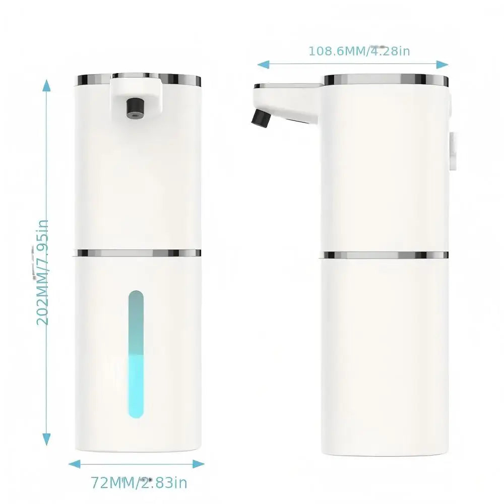 400ML Light Display Wall-Mounted Or Desktop 4-Levels Adjustable Induction Infrared Electric Automatic Smart Sense Soap Dispenser