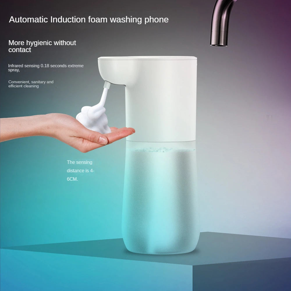 Automatic Foaming Soap Dispenser,4-Level Adjustable Foam ,650ML/22oz Touchless Hand & Dish Soap Dispenser for Office,Hotel, Home