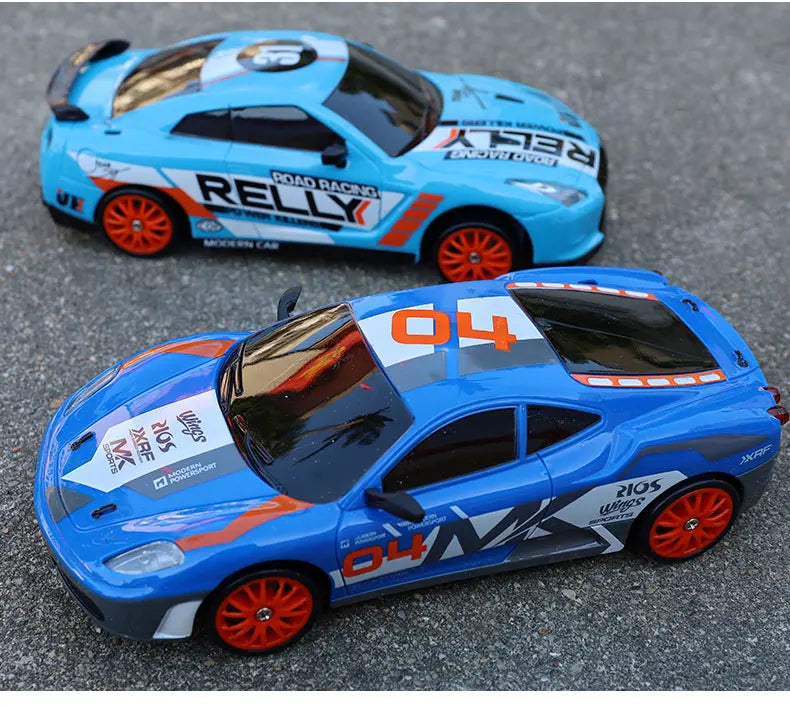 4WD Remote Control Car RC Drift 1:24 20KM/H High Speed Vehicle with LED Lights Racing Sport Toy for Adults Boys Girls Kids Gifts