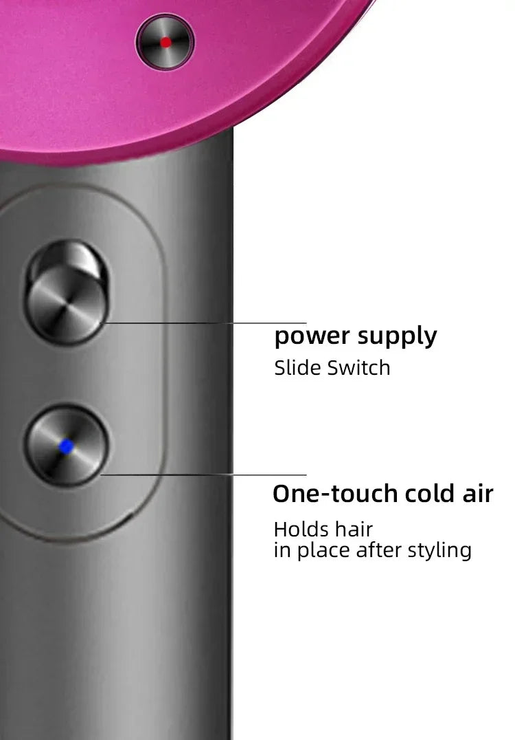 Professional negative ion hair dryer, high-speed constant temperature bladeless hair dryer home negative ion hair dryer