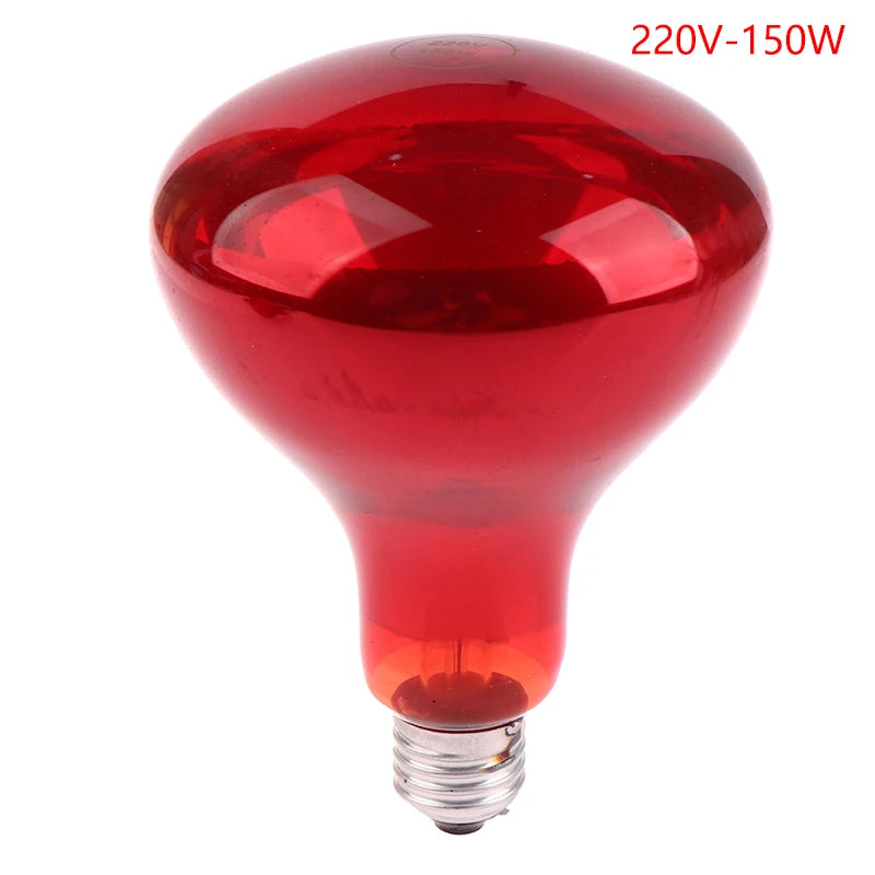 Infrared Physiotherapy Bulb 100W 150W Heating Therapy Red Lamp for Body Neck Ache Arthritis Muscle Joint Relaxation Pain Relief