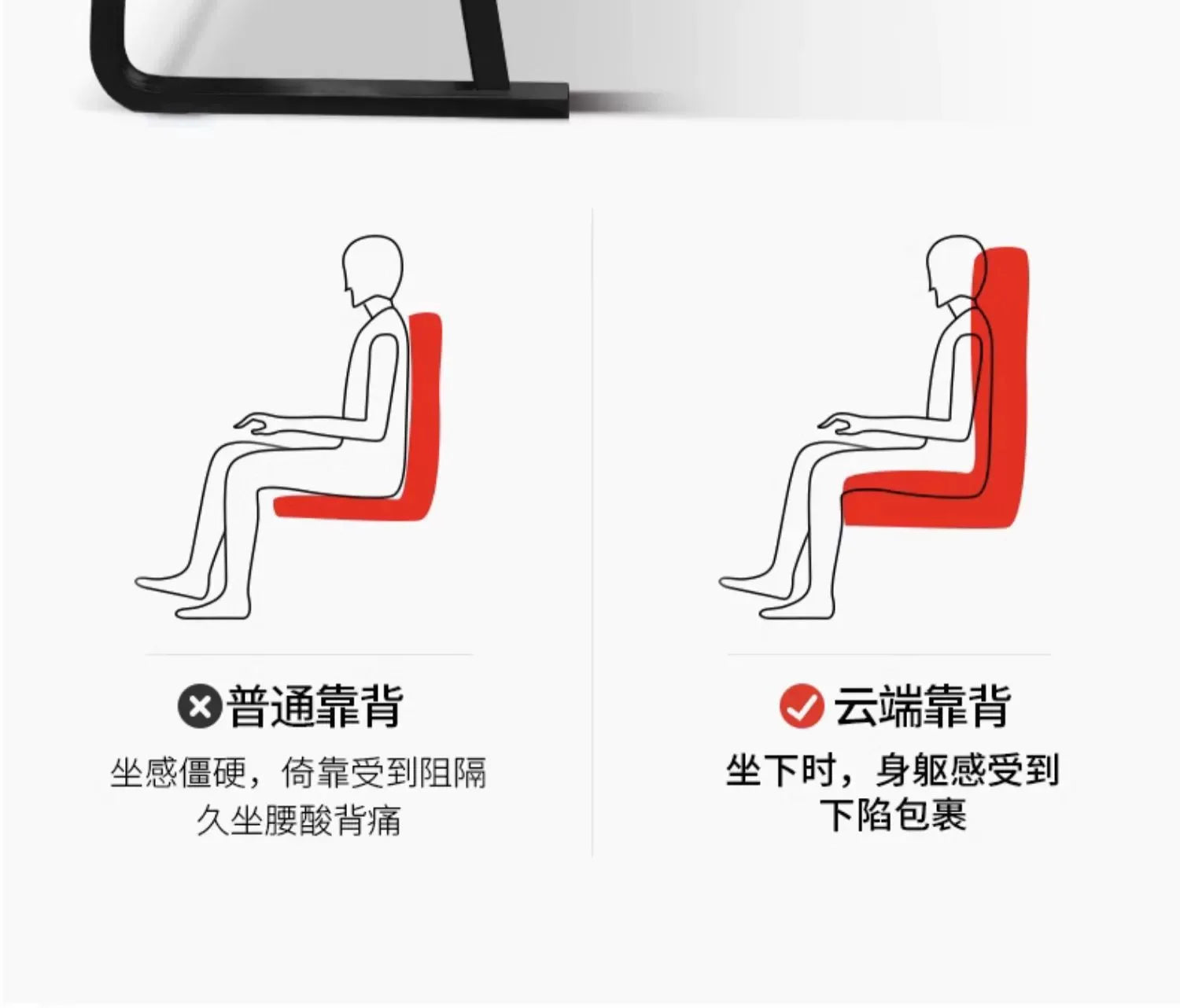 Comfortable Computer Chair Home Ergonomic Office Long Sitting Single Study Adjustable Reclining Desk Gaming Lumbar Support