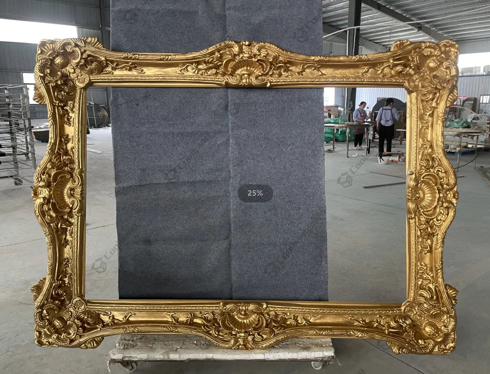 Ornate Luxury Baroque Wooden Extra Large Interior Vintage Classic Frame Floor Oversize Mirror