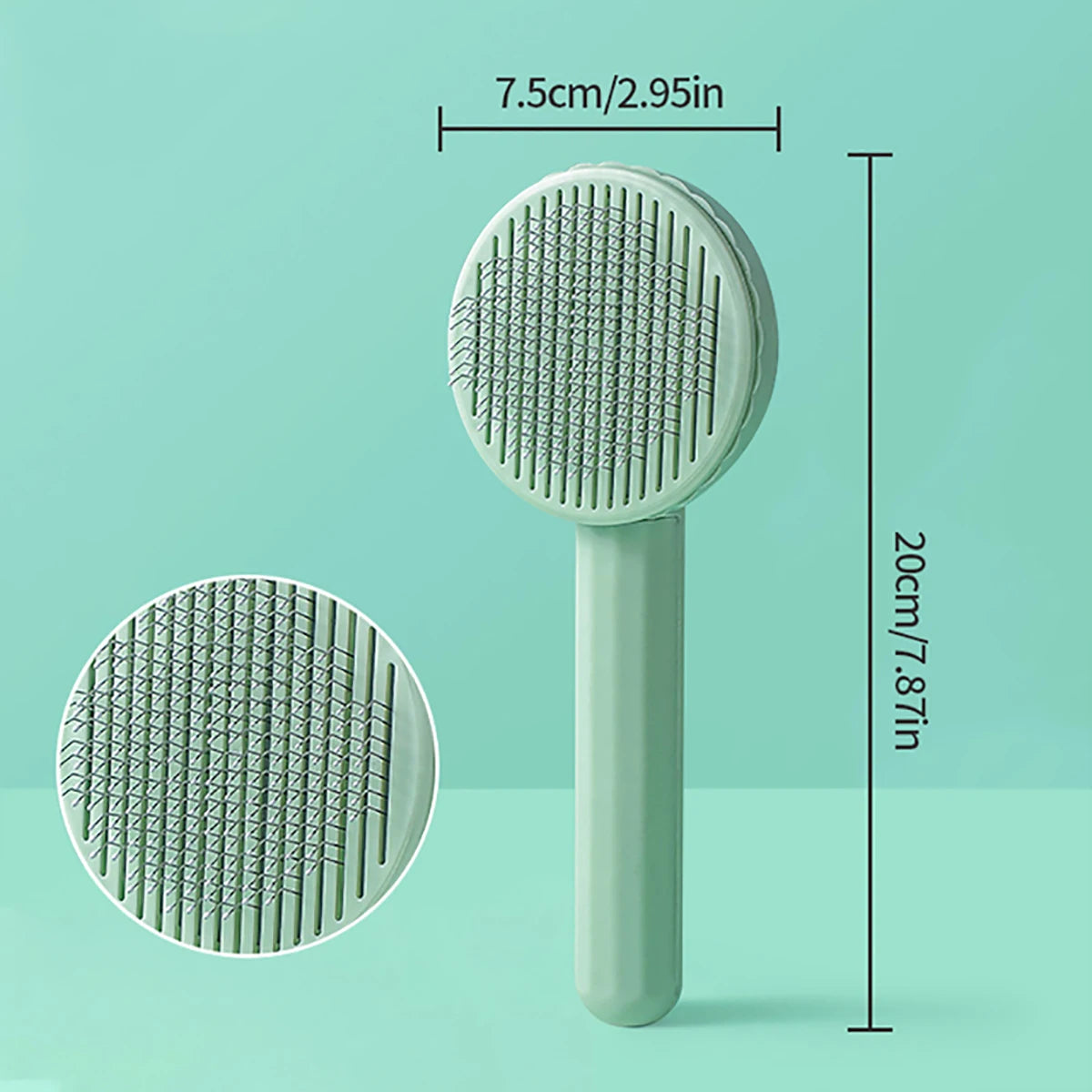 Pet Dog Hair Brush Cat Comb Grooming And Care Cat Brush Stainless Steel Comb For Long Hair Dogs Cleaning Pets Dogs Accessories