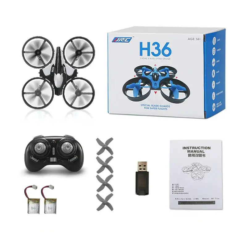 Hot Selling JJRC H36 Mini RC Drone Helicopter 360° Flip Remote Control Quadcopter Toy 4ch 6-Axis Headless Mode Mini Drone