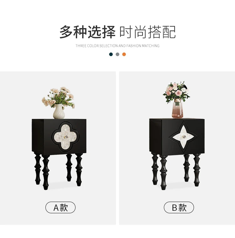 Premium Aesthetic Nightstand Modern Minimalist Classic Nordic Nightstand Drawer Trendy Mesa De Cabeceira Bedroom Furniture