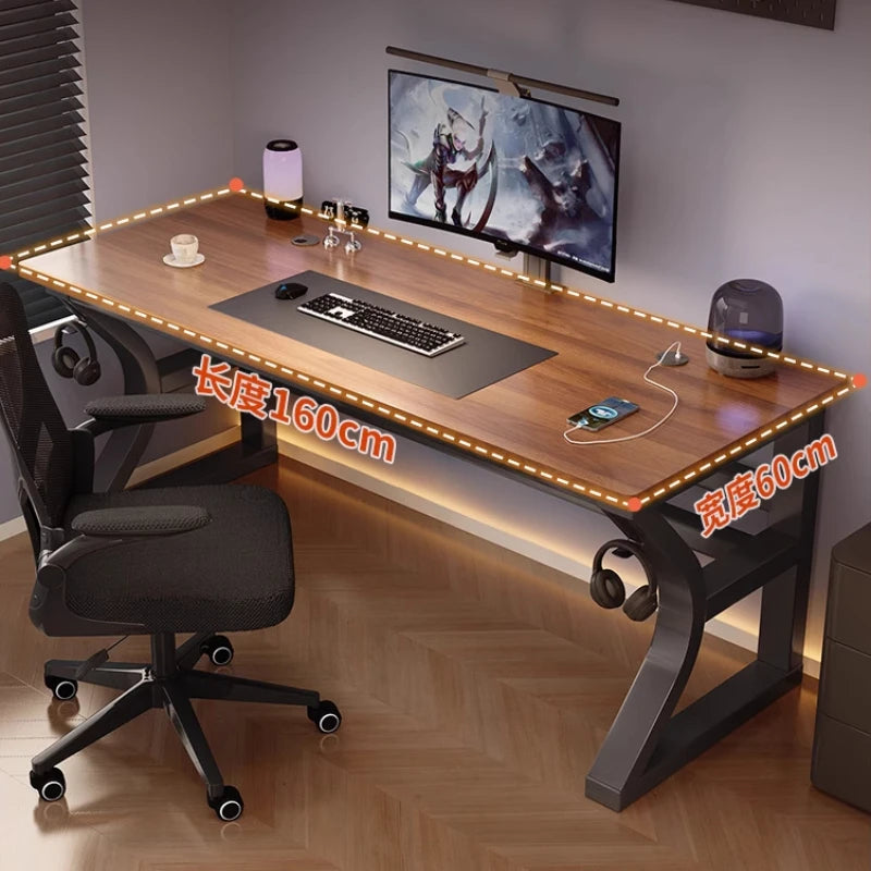 Wooden Designer Modern Office Desks Luxury Home Writing Large Laptop Computer Desks Gaming Standing Escritorio Furniture