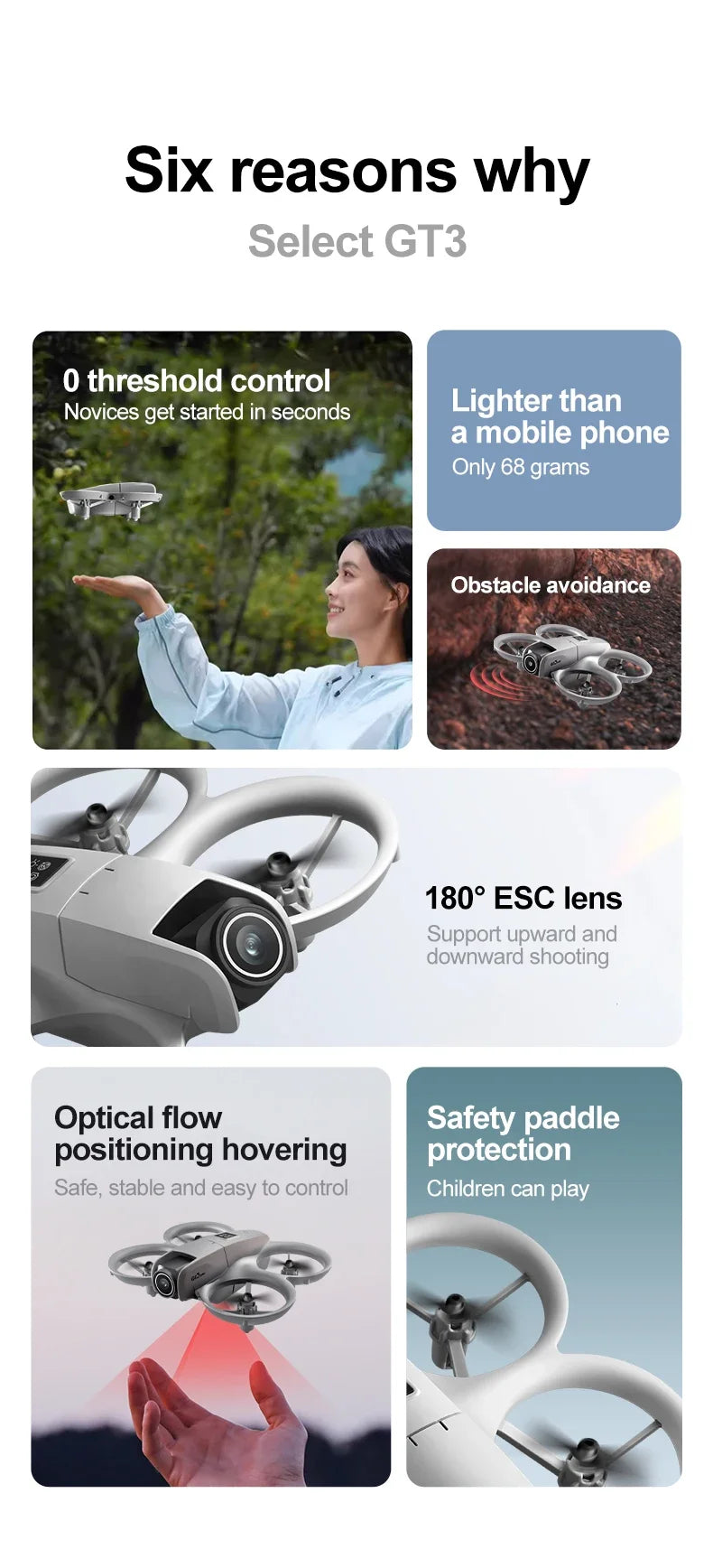 NEW Original GT3 Drone 8K WIFI GPS Professional HD Aerial Photography Remote Control Aircraft HD Dual Camera Quadcopter Toys UAV