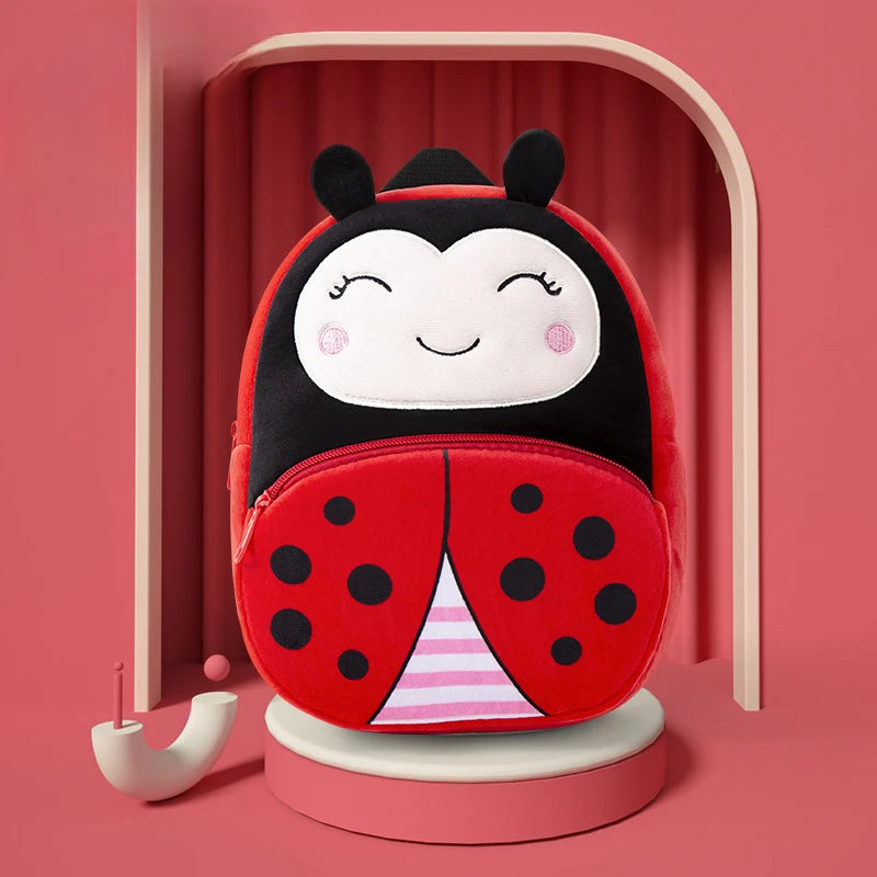 Popular Plush Backpack for Kindergarten Boys and Girls Children's Backpack for Babies Anti Lost Backpack for Babies Super Cute