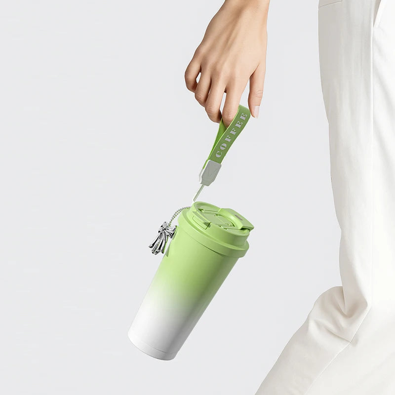 316 Stainless Steel Ceramic Inner Insulated Cup Sturdy And Durable Leak Proof And Portable With Insulation And Cold Protection