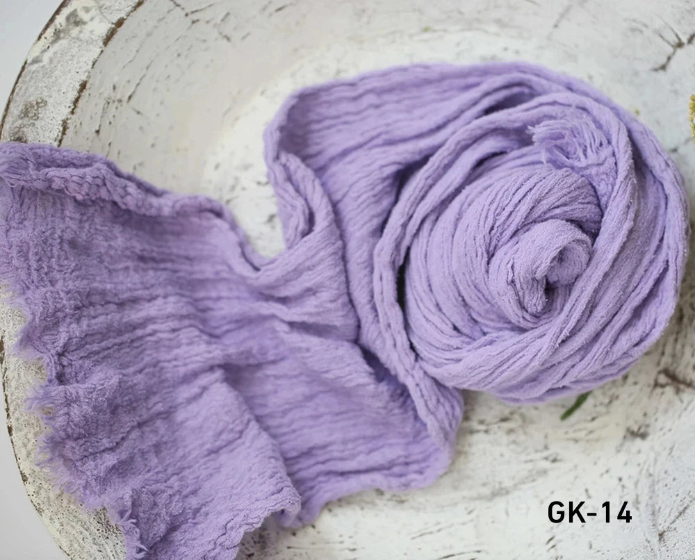 Professional Stretchable Wrapping Newborn Photography Props Soft Cotton Gauze Wraps Blanket Studio Baby Styling Props Accessory