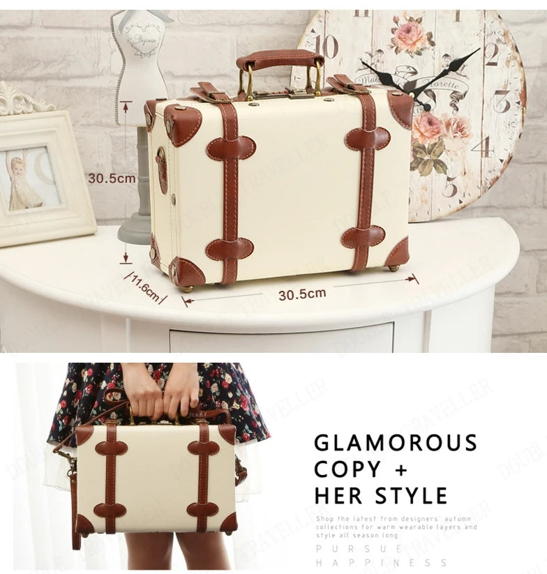 20/22/24''26 inch Luggage set woman Travel Suitcase Set Universal Retro password rolling luggage case middle size luggage