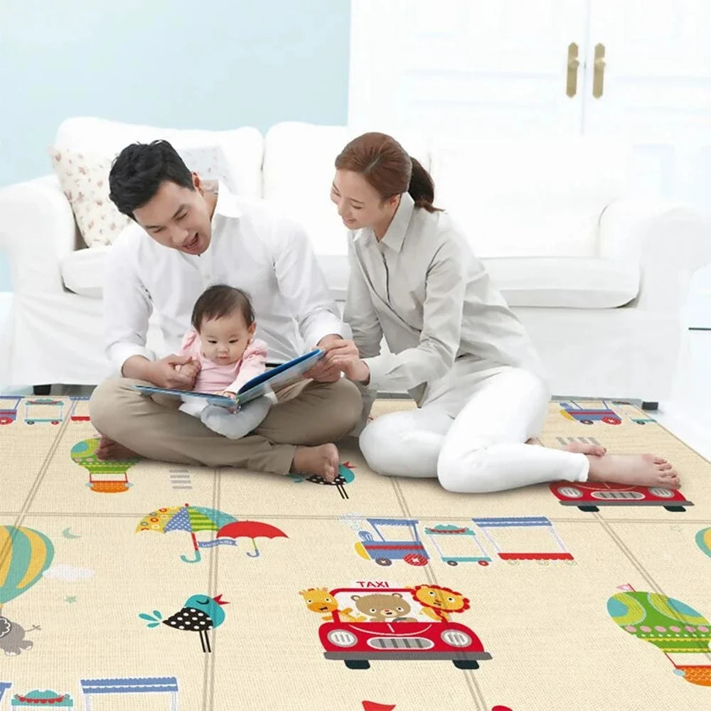 1cm EPE Environmentally Friendly Thick Baby Crawling Play Mats Folding Mat Carpet Play Mat for Children's Safety Mat Rug Playmat